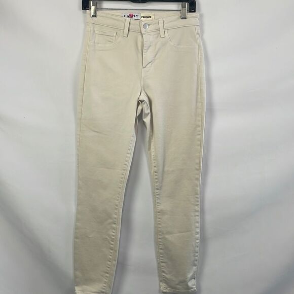 L'Agence Cream Skinny Denim Jeans - Picture 1 of 4